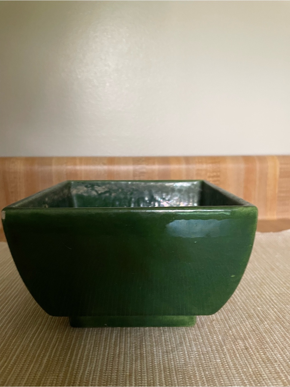 Green Ceramic Decorative Planter Bowl